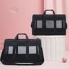 Portable Cat Carrier Bag Breathable Mesh Anti-Lost Pocket Smooth Zipper Pet Out Pouch for Puppy Travel