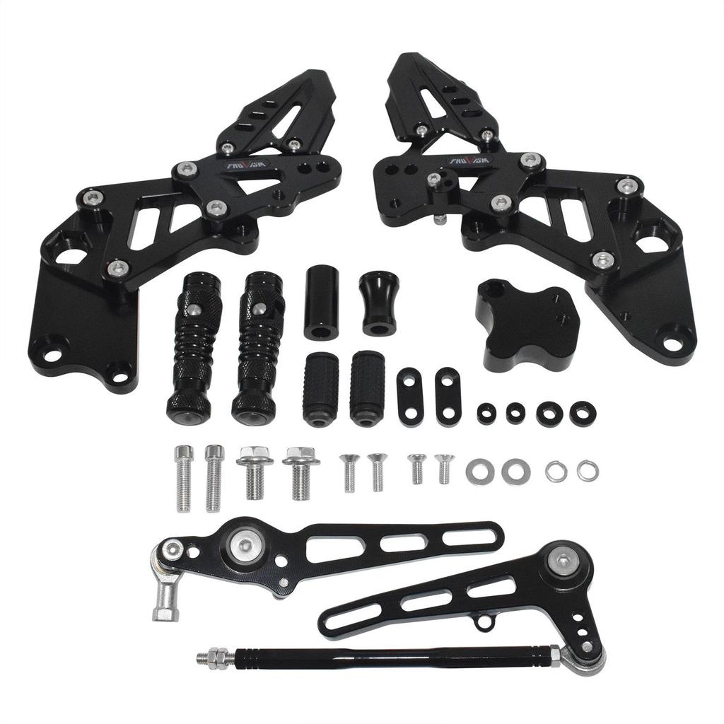 KTM RC390 2022-2024 Регулируемые подножки-райзеры, задний комплект