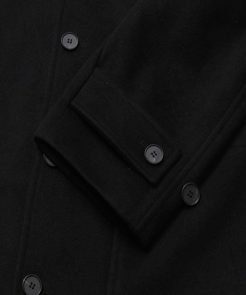 Connect Kinloch Oversized Balmacaan Coat (Black)