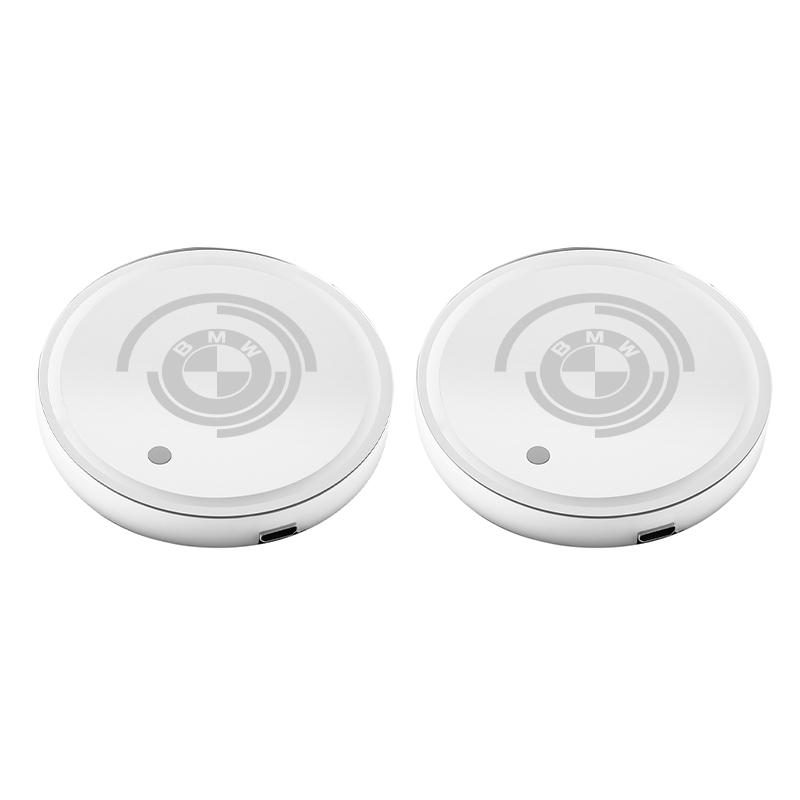BERV3 Car Smart Illuminated Coaster Water Cup Bottle Holder Anti-slip Pad Auto StickeFor BMW X1 X2 X3 X5 X4 X6 X7 iX3 F20 F10 F07 E70