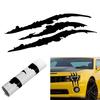 1PC Car Headlight Scratch Stripe Stricker Decal Sticker Claw Stripe Slash Truck Vinyl Stricker