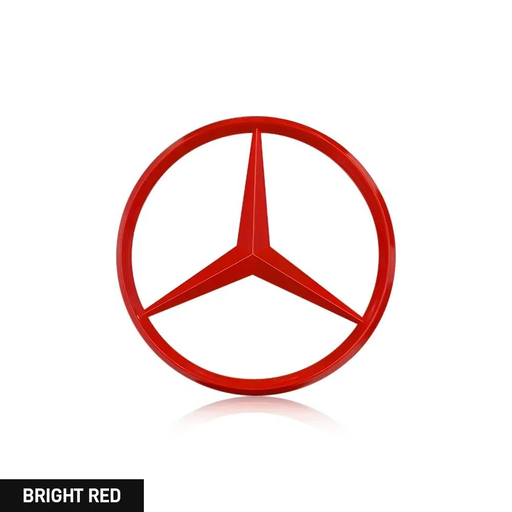 xmfk4 70mm 3D Metal Car Engine Badge Hood Emblem Decor Sticker For Mercede Benz S320 W164 W203 W204 W168 C180 E320 A200 CLA CLK CLS ML