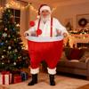 Yousheng Santa Pants Snowball Fight Kit Red And White Fake Snowball Activity Christmas Party Toss Game with 20 Snow Balls for Family Indoor Outdoor