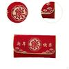 Китайский лунный год красный конверт искусственная кожа традиционная карта Хунбао для