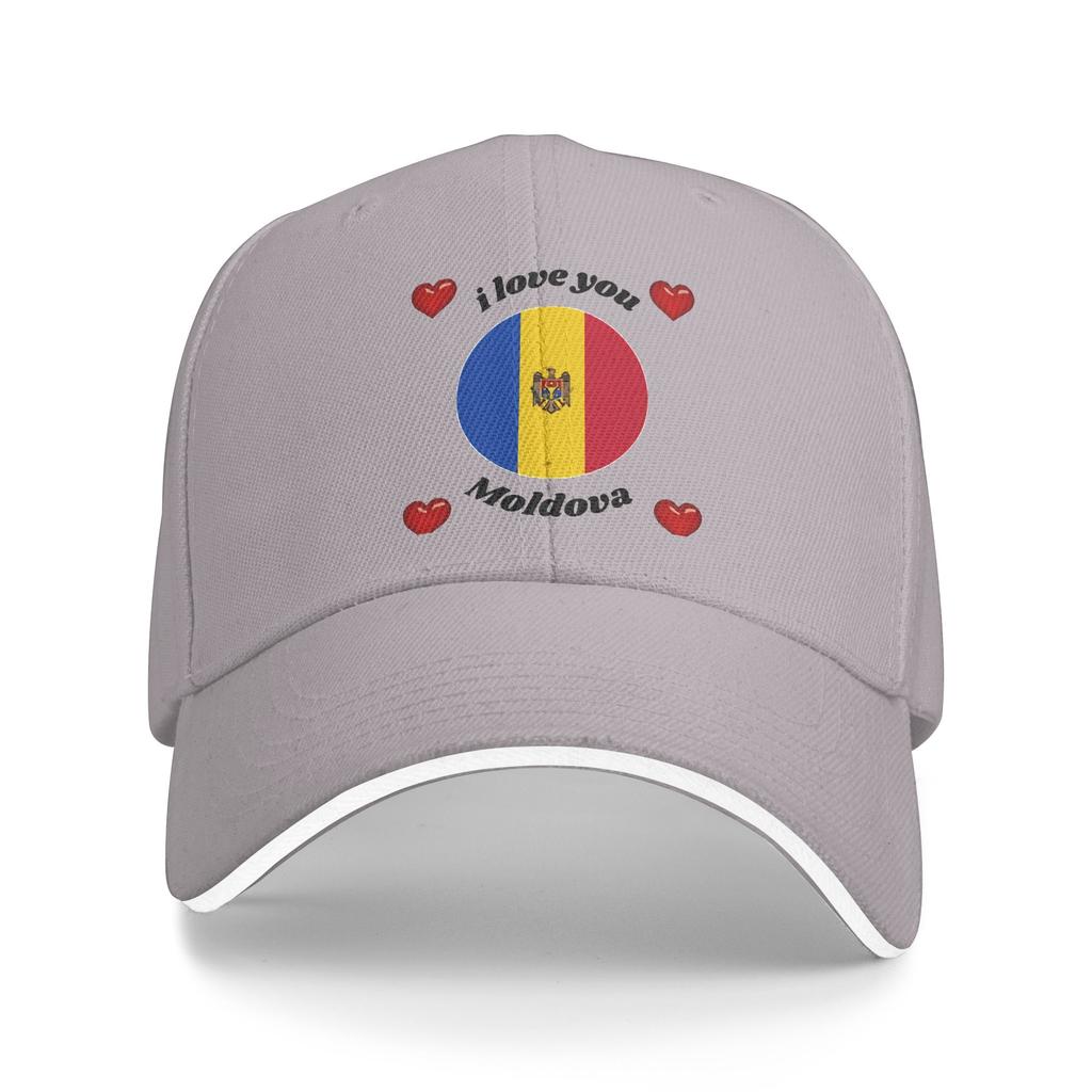 Flag Moldova Baseball Cap Casual Hip Hop Hats Summer Unisex-Teens Outdoor Gym Baseball Caps