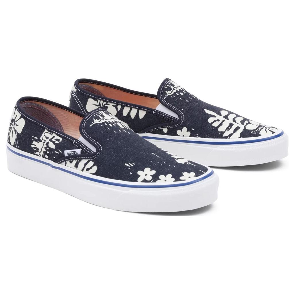 Vans Слипоны Anaheim Factory 48 Deck DX Темно-синие кроссовки унисекс Белые VN0005UPNVY