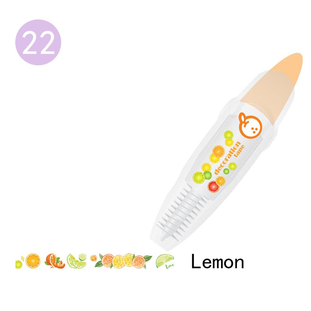 KawaiiDuck Panda Cherry Fish Balloon Клубника Пресс-тип Декоративная корректирующая лента Дневник Канцелярские школьные принадлежности