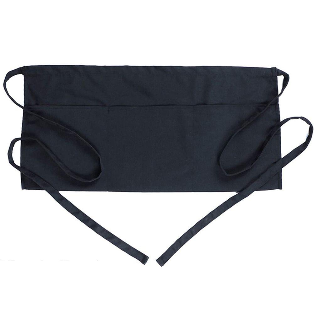 Waterproof Waist Apron Polyester Server Apron Cooking Tool Half Apron Cleaning