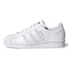 Детские кроссовки Superstar J White Sparkle Cloud-White Silver-Metallic H04019