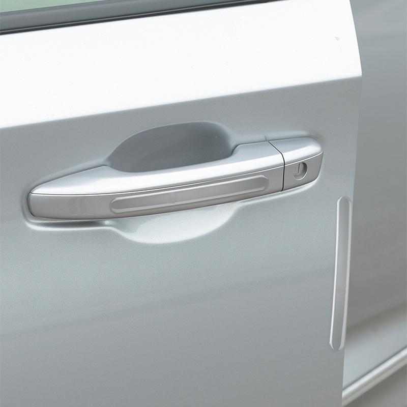Car Door Edge Transparent Anti Scratch Protection Strips Bumper Scuff Plate BarRearview Mirror Anti-collision Protector