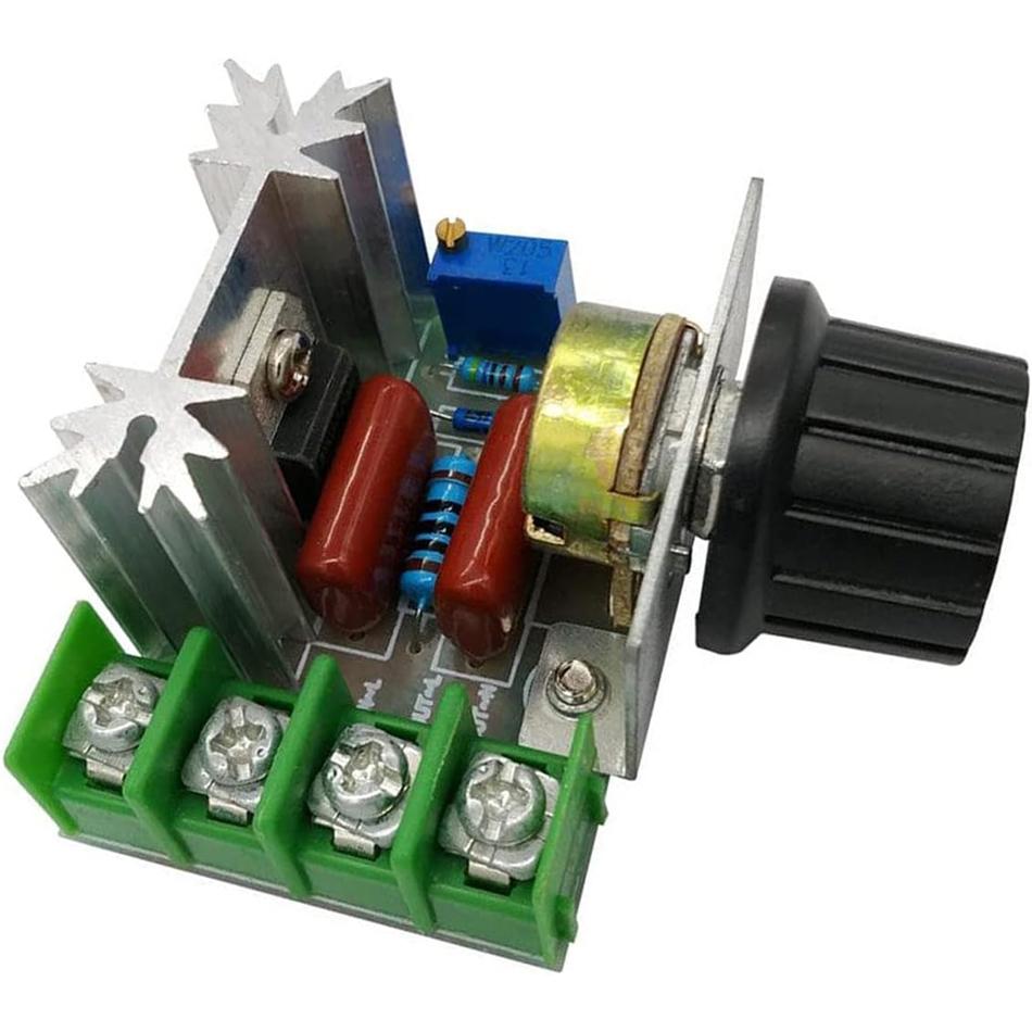 3 шт. AC 2000W 220V B500K высокомощный тиристорный электронный регулятор напряжения для регулировки температуры скорости затемнения