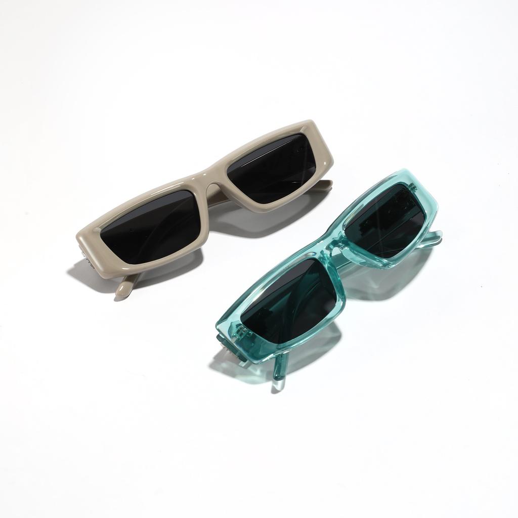 Квадратные очки прямоугольные заклепочные солнцезащитные очки мужские Future Wind солнцезащитные очки женские Ins Xiaohongshu