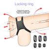 Многоразовое силиконовое эластичное кольцо для пениса, кольцо для задержки эякуляции, мужское кольцо для эрекции, долговечное увеличение пениса, секс-игрушки для взрослых