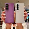 Transparent Hard Acrylic Case for Samsung Galaxy Z Fold 6  4 3 ZFold Clear Ultra Slim Shockproof Cover for Samsung fold6