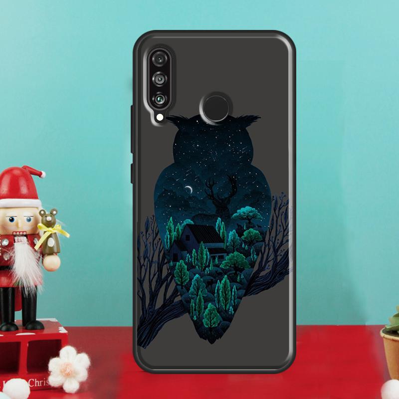Owl Watercolor Animal For Huawei Nova 12i 12s 11i 5T Y90 Y70 Y60 Y61 Y91 Y72 9 10 SE P60 Pro P20 P30 P40 Lite Case