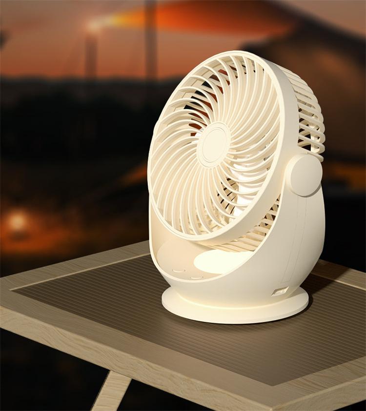 USB Rechargeable Mini Desktop Fan with Long Battery Life