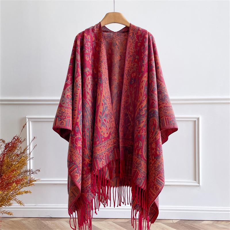 Luxury Paisley Print Square Scarf Vintage Imitation Silk Shawl Scarf Women Windproof Outdoor Head Wrap Poncho Stoles 130*150cm