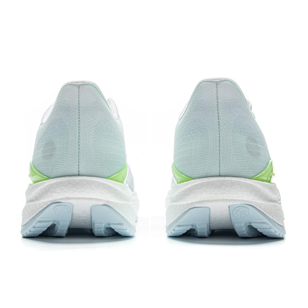 Li Ning Super Light 22 Низкие Кроссовки для Бега на Длинные Дистанции Спринта Мужские Бело-Зелено-Серые ARBV001-22