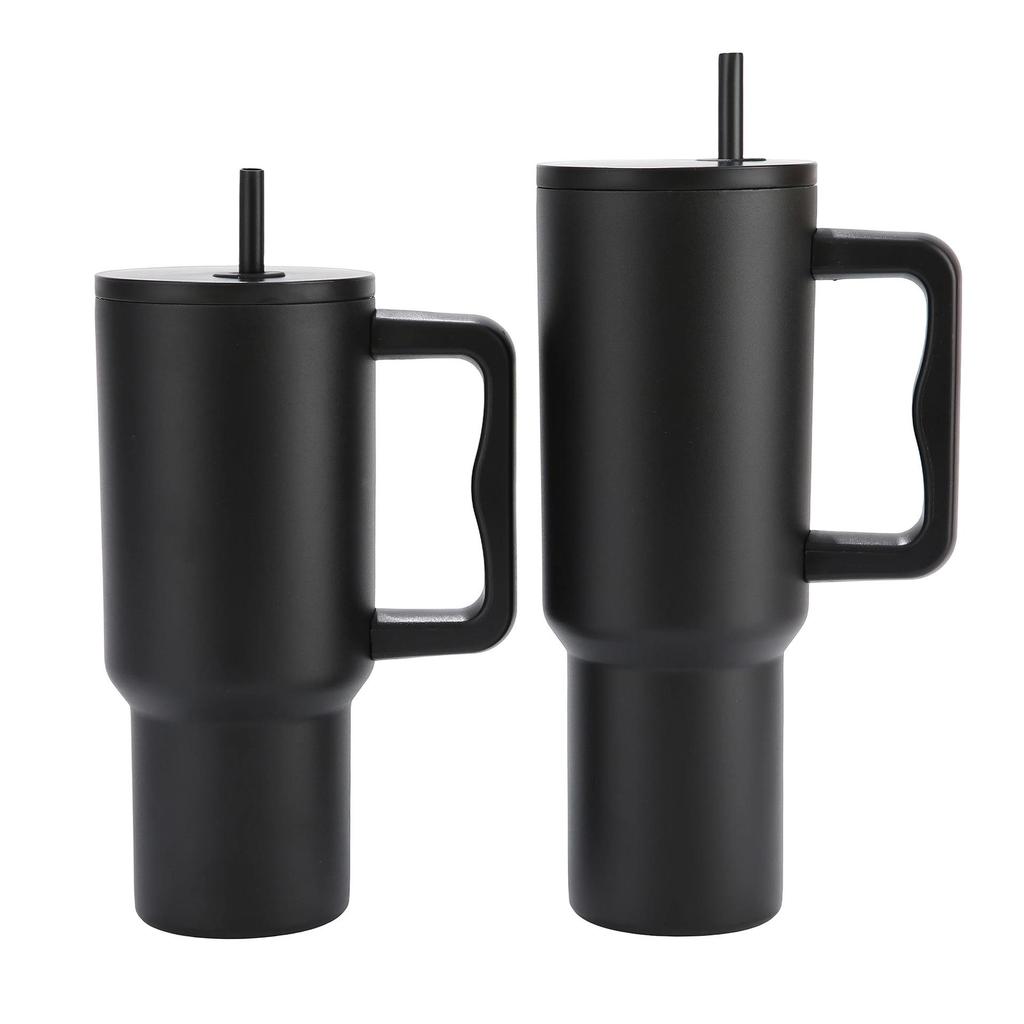 Large Capacity 30oz/40oz Ice Buster Cup - 304 Stainless Steel Outdoor Straw Cup for Car