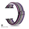 Нейлоновый ремешок для Apple watch band 44мм 40мм 38мм 42мм ultra 2 49мм SOLO браслет correa iwatch series 9 7 SE 6 5 4 8 45мм 41мм