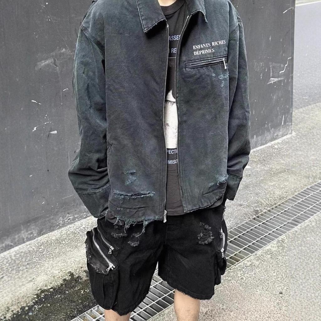 Стильная washable куртка Detroit Workwear с принтом от Enfants Riches Déprimés