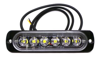 Фонарь заднего хода 6 светодиодов 12В-24В, белый, Off-Road