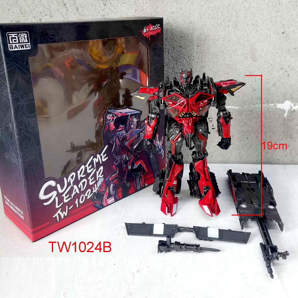 Baiwei Shockwave TW1028 Игрушки-трансформеры Sentinel Prime TW1024 Модель Ironhide TW1026 Робот Bumblebe TW1025 Фигурка TW1030