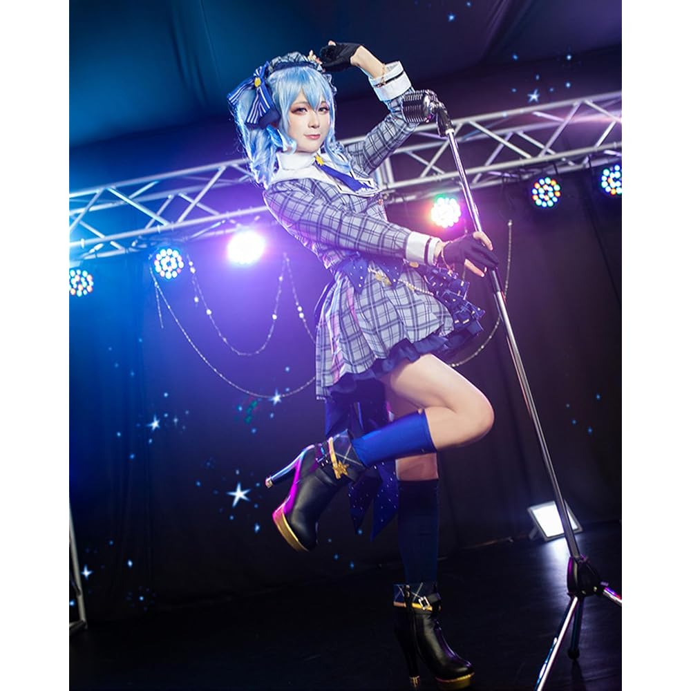 Milky Time Hololive Suisei Cosplay Costume Halloween Outfit VTuber Idol