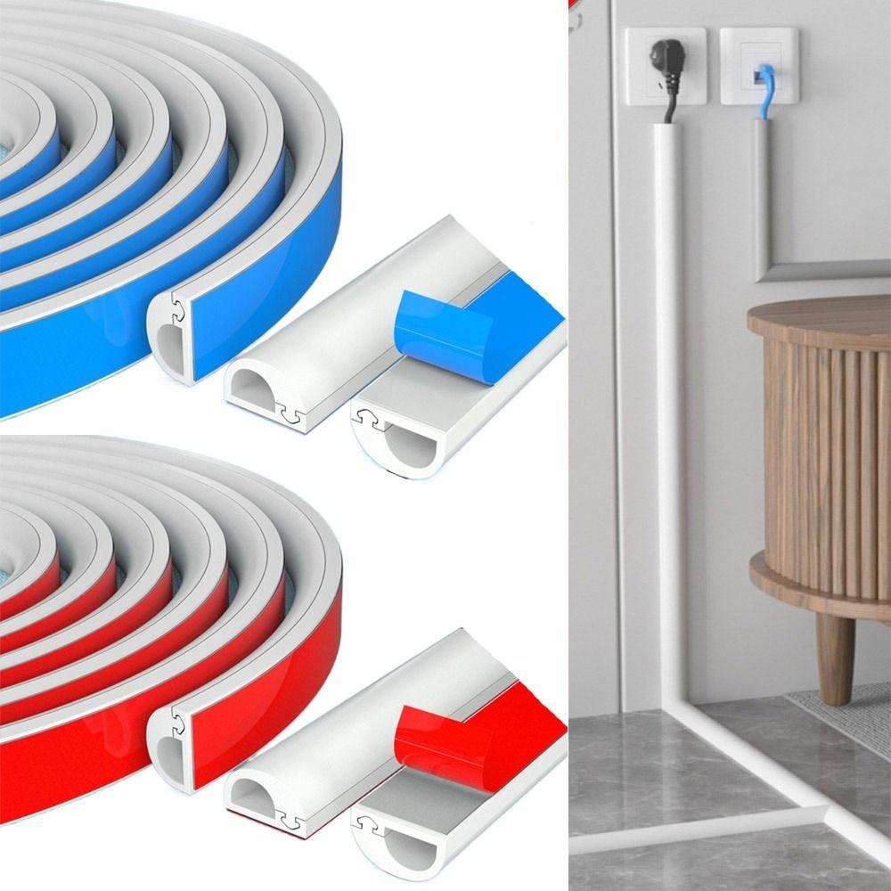 Anti-extrusion Cord Protector Arc Power Cable Protector Electric Wire Slot  Home Outdoor