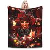 Skibidi Toilet Speakerman Flannel Blankets Winter  Warm Throw Blanket for Boy Girl Couch Chair Comfortable Bedspread Sofa Bed