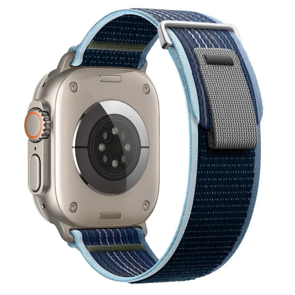 Ремешок Trail Loop для Apple Watch Ultra 2, ремешок 49 мм, 44 мм, 40 мм, 41 мм, 42 мм, браслет Correa для IWatch Series 9, 8, 7, 6, 5 Se, ремешок 45 мм