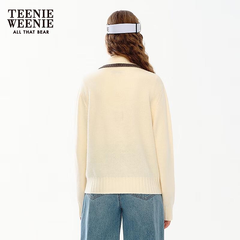 Teenie Weenie Women's Jacquard Polo Knit Sweater