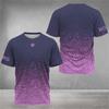 Мужская футболка с градиентным цветом Свободная футболка Повседневная уличная одежда с коротким рукавом Пуловеры Топы оверсайз Футболки Различные варианты