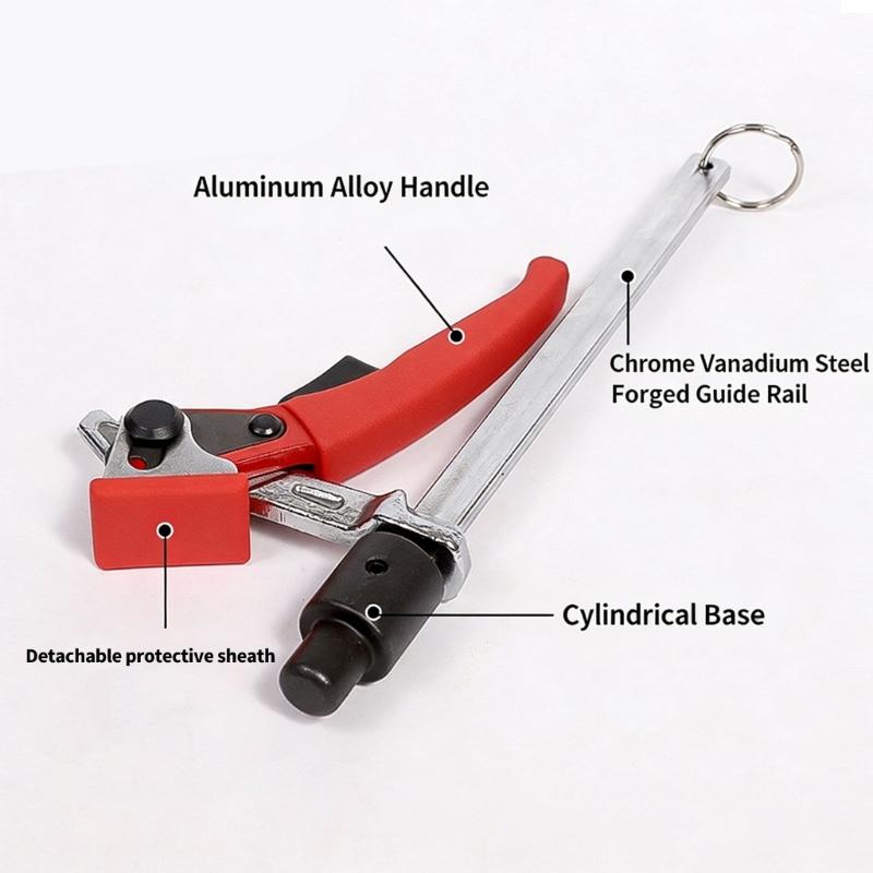 2Pcs Desktop Quick Acting Hold Down Clamp Universal Adjustable Fixed Clip Ratcheting Table Clamp Easy to Install