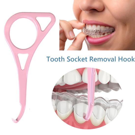 Yousheng портативный элайнер для снятия универсальных треугольных невидимых брекетов, фиксаторов, инструмент для удаления зубных протезов, крючок, ортодонтические принадлежности для путешествий