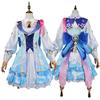 Genshin Impact COS Kamisato Ayaka Skin Huashi Юбка с надписью Косплей Костюм принцессы для девочек в стиле аниме