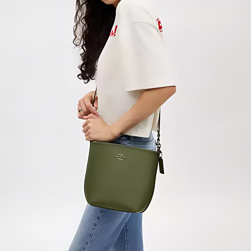 Coach Женская мини сумка Payton Hobo с принтом улиток, на плечо, цвет Меловой Мульти, серебряная фурнитура CV275-SVCAH