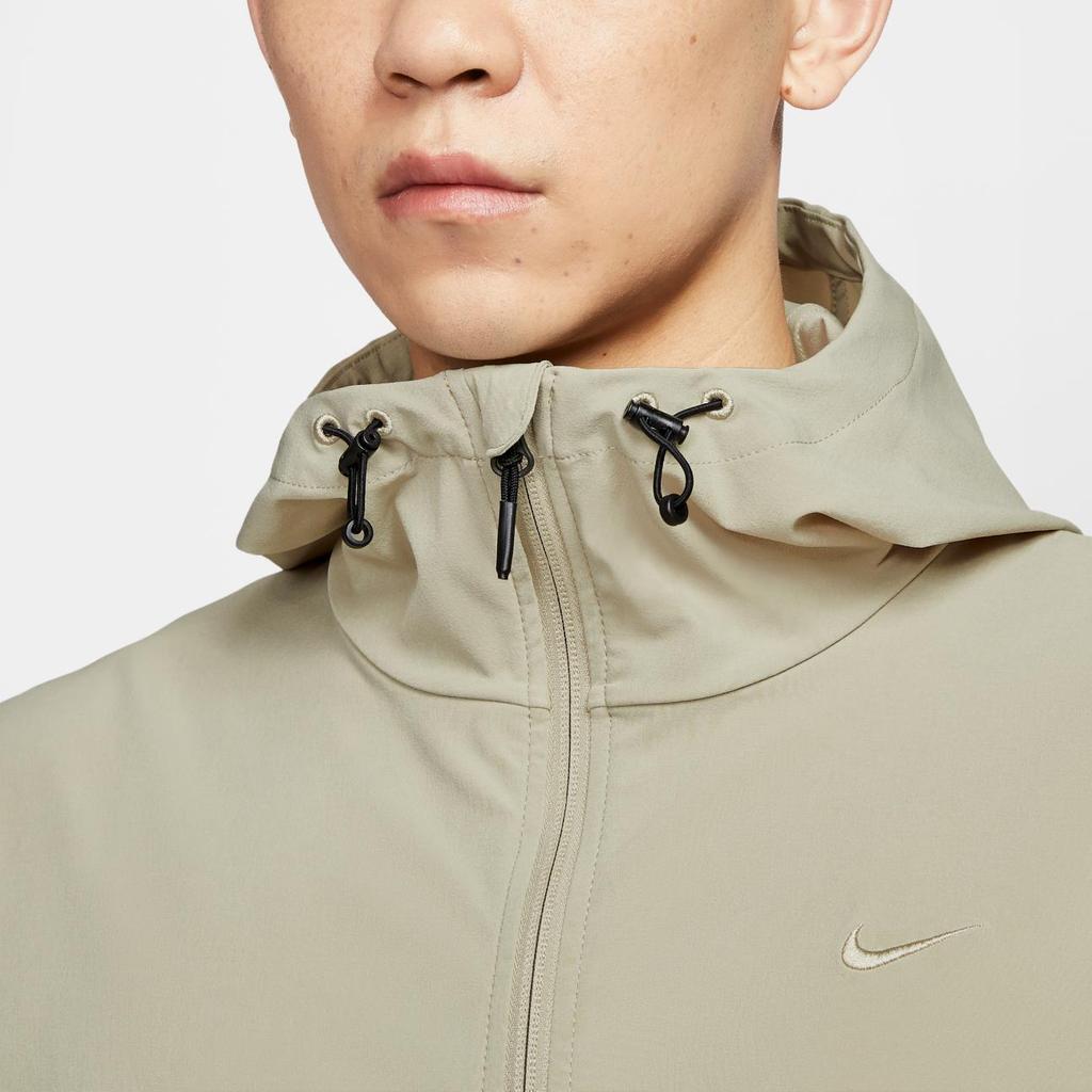 Nike Неограниченный Как М Нк Рпл Куртка Логотип Капюшон Молния С Длинным Рукавом Куртка Мужская Куртка Бежевая FB7552-251