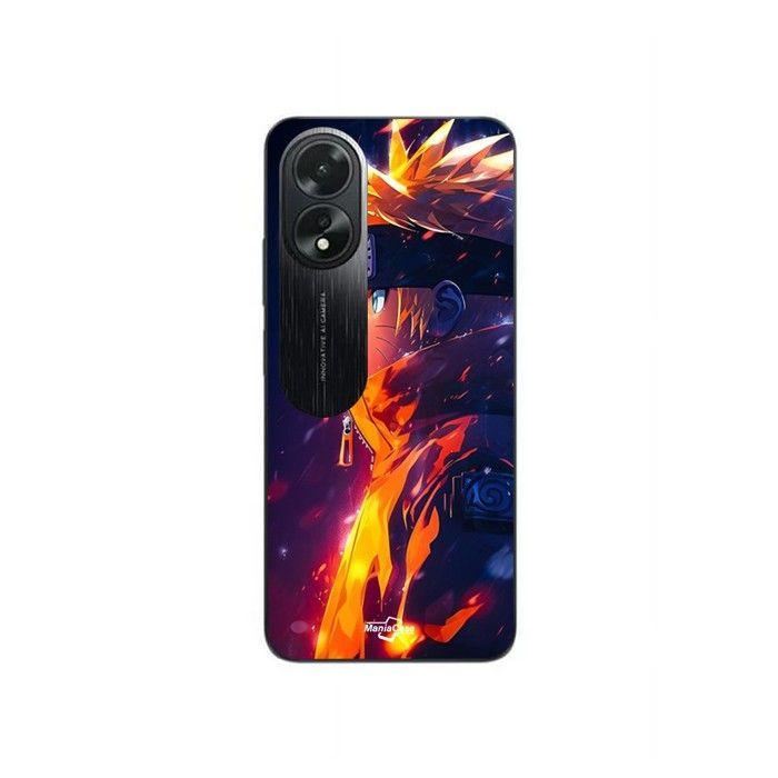 Coque de téléphone - MANIACASE - Oppo A38 - Naruto Uzumaki - Silicone TPU - Souple