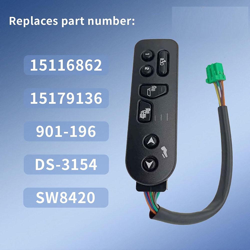 15116862 Переключатель управления подогревом сиденья со стороны водителя для Chevy Avalanche 1500 2500 Sub