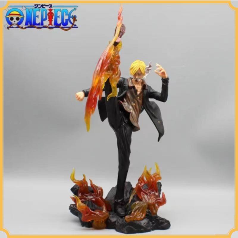 33 см Аниме One Piece Санджи Фигурки ПВХ GK Статуя Фигурки Действия Коллекционная Модель Игрушки Для Детей Подарки