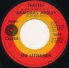 7-дюймовая пластинка LETTERMEN - Traces / Memories Medley 2697 Capitol Records 1969 США Поп Б/У