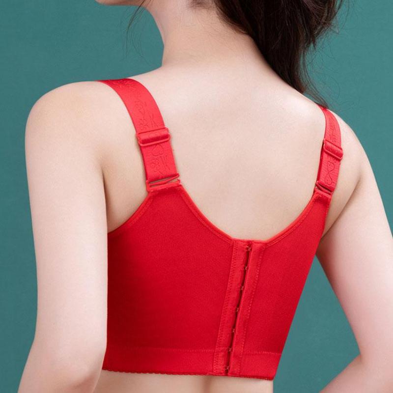 Женский регулируемый бюстгальтер большого размера, беспроводной бюстгальтер, ультратонкое дышащее нижнее белье, собранный бюстгальтер пуш-ап