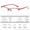 Myopia Glasses Women Blue Light Half Frame Computer Eyeglasses 2 PCS Female Ultralight Metal Square Nearsighted Eyewear 0 ~ -6.0