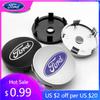 Car Sticker 2025 Hot 4Pc 56mm 60mm Car Wheel Hub Center Cap For Ford Ranger Focus Kuga Mustang Mondeo Fusion Esco Rim Cover Embl