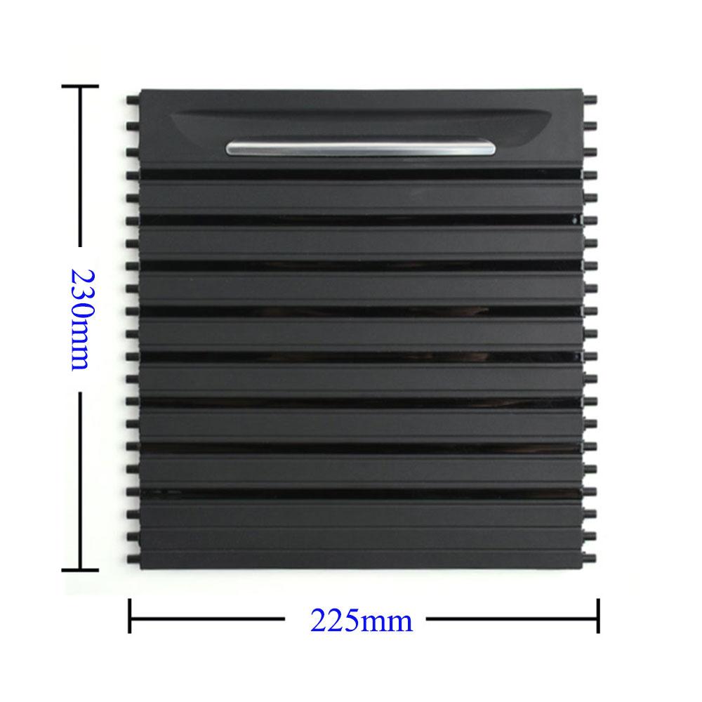 Для BMW X5 X6 F15 F16 внутренний подстаканник сдвижная крышка накладка консоли сменная шторка-жалюзи 2014 2015 2016 2017