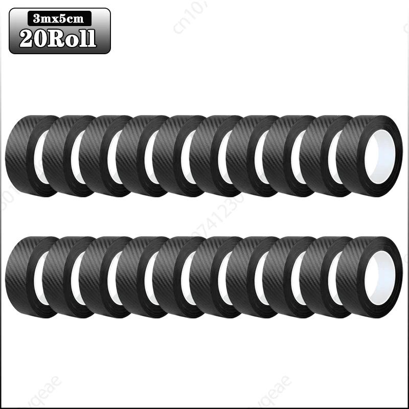 3м автомобильные 3D наклейки из углеродного волокна, защита порога от ступенек, багажника, бампера, бокового зеркала, антицарапающая лента, автомобильные наклейки