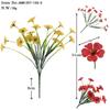 New Outdoor UV Resistant Plastic Plants Garden Porch Decor Artificial Flowers Fake Flowers
