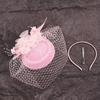 Veil Vintage Hat Headband Flower Fascinator New Fascinator Caps  1950s