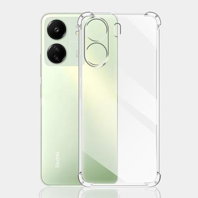 Ударопрочный прозрачный чехол для Redmi 13C 4G Мягкий прозрачный силиконовый чехол для телефона Redmi 13R Защитный чехол для Xiaomi Redmi 13C 5G Funda